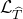 script upper L Subscript ModifyingAbove upper T With caret