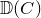 double struck upper D left parenthesis upper C right parenthesis