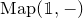 upper M a p left parenthesis double struck 1 comma minus right parenthesis