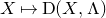 upper X right arrow from bar normal upper D left parenthesis upper X comma normal upper Lamda right parenthesis