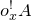 o Subscript x Superscript factorial Baseline upper A