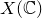 upper X left parenthesis double struck upper C right parenthesis