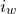 i Subscript w