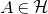 upper A element of script upper H