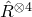 ModifyingAbove upper R With caret Superscript circled times 4