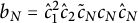 b Subscript upper N Baseline equals ModifyingAbove c With caret Subscript 1 Superscript 2 Baseline ModifyingAbove c With caret Subscript 2 Baseline c overtilde Subscript upper N Baseline c Subscript upper N Baseline ModifyingAbove c With caret Subscript upper N