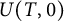 upper U left parenthesis upper T comma 0 right parenthesis