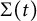 normal upper Sigma left parenthesis t right parenthesis