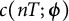 c left parenthesis n upper T semicolon bold italic phi right parenthesis