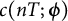 c left parenthesis n upper T semicolon bold italic phi right parenthesis