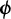 bold italic phi