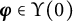 bold italic phi element of normal upper Upsilon left parenthesis 0 right parenthesis