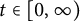 t element of left bracket 0 comma infinity right parenthesis
