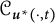 script upper C Subscript bold italic u Sub Superscript asterisk Subscript left parenthesis dot comma t right parenthesis