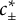 c Subscript plus or minus Superscript asterisk