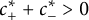 c Subscript plus Superscript asterisk Baseline plus c Subscript minus Superscript asterisk Baseline greater than 0