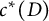 c Superscript asterisk Baseline left parenthesis upper D right parenthesis