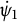 ModifyingAbove psi With dot Subscript 1