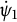 ModifyingAbove psi With dot Subscript 1