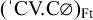 (prime C V dot C null) sub F t