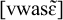Equation showing [v w a s epsilon tilde] enclosed in square brackets.