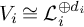 upper V Subscript i Baseline approximately equals script upper L Subscript i Superscript circled plus d Super Subscript i