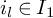 i Subscript l Baseline element of upper I 1