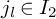 j Subscript l Baseline element of upper I 2