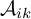 script upper A Subscript i k