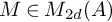 upper M element of upper M Subscript 2 d Baseline left parenthesis upper A right parenthesis