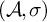 left parenthesis script upper A comma sigma right parenthesis