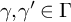 gamma comma gamma prime element of normal upper Gamma