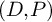 left parenthesis upper D comma upper P right parenthesis