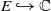 upper E right arrow with hook double struck upper C