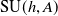 SU left parenthesis h comma upper A right parenthesis