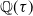 double struck upper Q left parenthesis tau right parenthesis