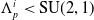 normal upper Lamda Subscript p Superscript i Baseline less than SU left parenthesis 2 comma 1 right parenthesis