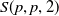 upper S left parenthesis p comma p comma 2 right parenthesis