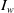 upper I Subscript w