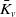 upper K overbar Subscript v