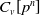 upper C Subscript v Baseline left bracket p Superscript n Baseline right bracket