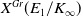 upper X Superscript upper G r Baseline left parenthesis upper E 1 divided by upper K Subscript normal infinity Baseline right parenthesis