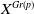 upper X Superscript upper G r left parenthesis p right parenthesis