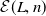 script upper E left parenthesis upper L comma n right parenthesis