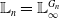 double struck upper L Subscript n Baseline equals double struck upper L Subscript normal infinity Superscript upper G Super Subscript n