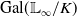 Gal left parenthesis double struck upper L Subscript normal infinity Baseline divided by upper K right parenthesis