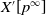 upper X prime left bracket p Superscript normal infinity Baseline right bracket