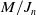 upper M divided by upper J Subscript n