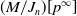 left parenthesis upper M divided by upper J Subscript n Baseline right parenthesis left bracket p Superscript normal infinity Baseline right bracket