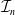script upper I Subscript n